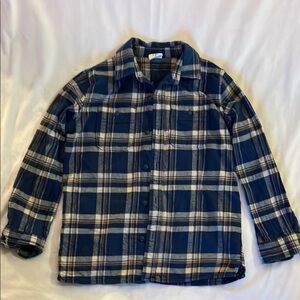 Kids Gap Flannel Button Down Shirt Size M